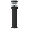 vidaXL Outdoor Floor Lamp with Sensor Black 60 cm Stainless Steel