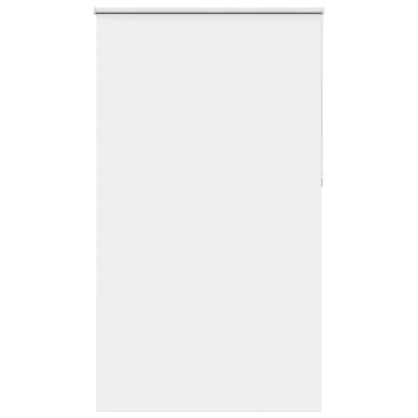 vidaXL Roller Blind Blackout White 125x230 cm Fabric Width 121.6 cm Polyester