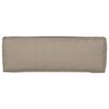 vidaXL Pallet Cushion Set 2 pcs Taupe 120 x 40 x 8 cm Oxford Fbric