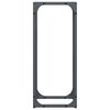 vidaXL Firewood Rack Anthracite 25x25x60 cm Cold-rolled steel