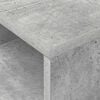 vidaXL End Table Concrete Grey 30.5 x 30 x 45 cm Engineered Wood