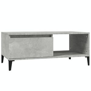 vidaXL Coffee Table Concrete Grey 90x50x36.5 cm Engineered Wood