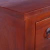 vidaXL Chest of Drawers Classical Brown 45x35x100cm Solid Mahogany Wood