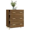 vidaXL Sideboard Brown Oak 70x34x90 cm Engineered Wood