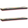 vidaXL Wall Shelves Multicolour 100 x 20 x 6 cm Solid Mango Wood