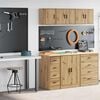 vidaXL Garage Cabinets 2 pcs Artisan Oak Engineered Wood