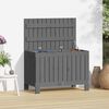 vidaXL Garden Storage Box Grey 76x42.5x54 cm Solid Wood Pine