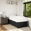vidaXL Bed Frame without Mattress Black 90x190 cm Single Velvet