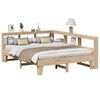 vidaXL Bookcase Bed without Mattress 140x200cm Solid Wood Pine