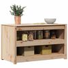 vidaXL Kitchen Cabinet Brown 106 x 55 x 64 cm Solid Pine wood