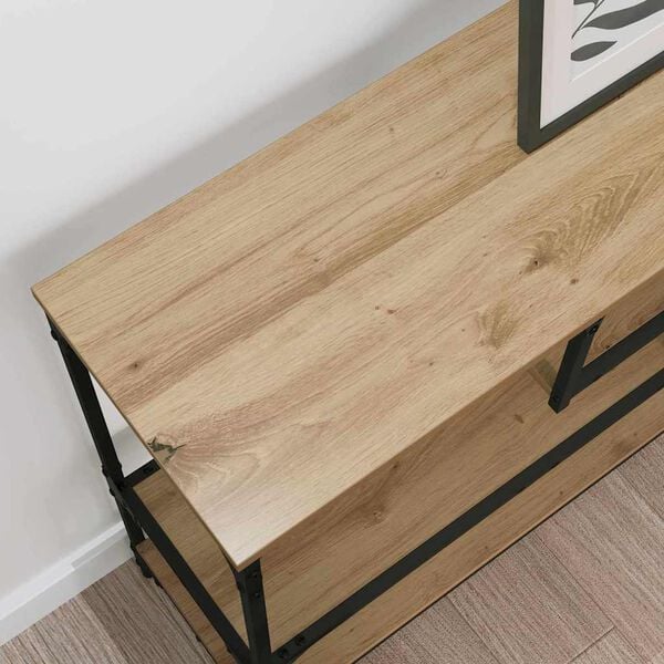 vidaXL Console Table Artisan Oak 100 x 30 x 75 cm Engineered wood