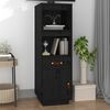 vidaXL Highboard Black 34x40x108,5 cm Solid Wood Pine