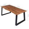 vidaXL Dining Table 170x90x75 cm Solid Acacia Wood