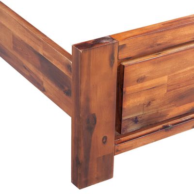 vidaXL Bed Frame Solid Acacia Wood 140x200 cm