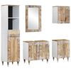 vidaXL 5 Piece Bathroom Furniture Set Solid Wood Mango