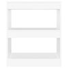 vidaXL Book Cabinet/Room Divider White 60x30x72 cm