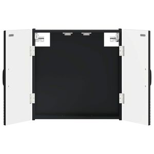 vidaXL Dartboard Cabinet UTRECHT Black 52.5 x 10.5 x 53.5 cm