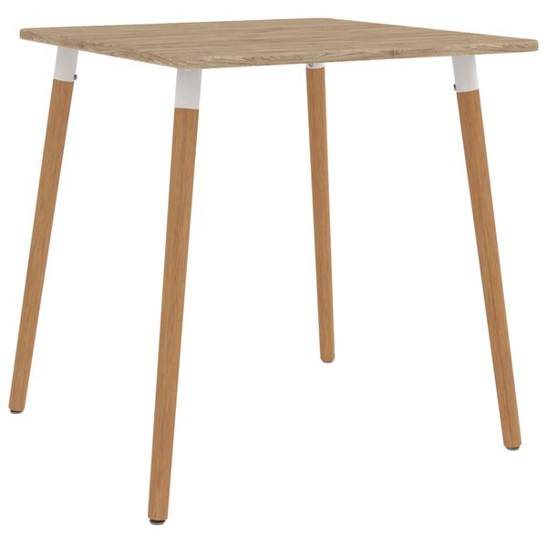 vidaXL Dining Table 80x80x75 cm Metal
