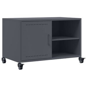 vidaXL TV Cabinet Anthracite 68x39x43,5 cm Steel