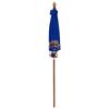 vidaXL Balinese Parasol Blue (180-190) x 260 cm Cotton and Wood