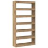 vidaXL Book Cabinet 6-Tier 100 x 30 x 198 cm Engineered Wood
