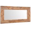 vidaXL Decorative Mirror Teak 120x60 cm Rectangular