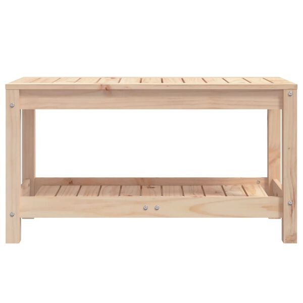 vidaXL Garden Bench 82.5x35x45 cm Solid Wood Pine