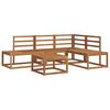 vidaXL 5 pcs Outdoor Sofa Set Solid Acacia Wood Natural