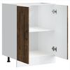 vidaXL Sink Base Cabinet Kalmar Smoked Oak 60x46x81.5 cm Engineered Wood