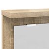 vidaXL Wall-Mounted Coat Rack with Shelf Sonoma oak 85 x 10 x 45 cm