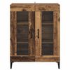 vidaXL Sideboard Old Wood 69.5 x 34 x 90 cm Engineered Wood and Iron