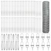 vidaXL Welded Wire Fence with Spikes 100 x 0.6 m (W x H)