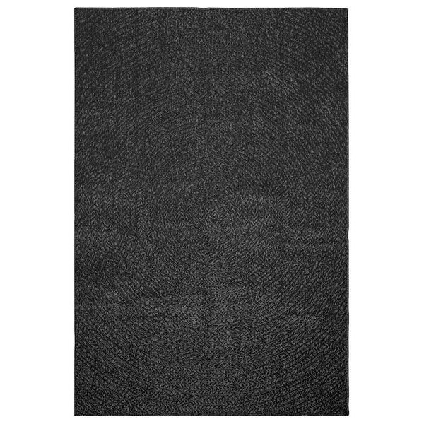 vidaXL Rug ZIZUR Anthracite 140x200 cm Jute Look Indoor and Outdoor
