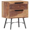 vidaXL Bedside Cabinet 40x30x50 cm Solid Acacia Wood