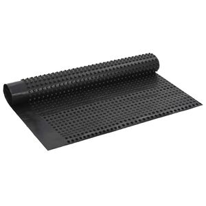 vidaXL Dimpled Drainage Sheet Black 1 x 20 m HDPE