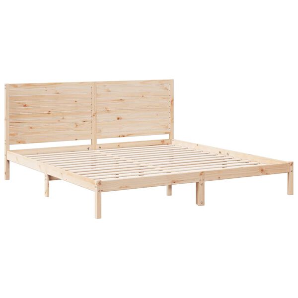 vidaXL Extra Long Bed Frame without Mattress 180x220 cm Solid Wood