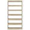 vidaXL Book Cabinet Sonoma Oak 100 x 30 x 198 cm Engineered Wood