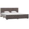 vidaXL Bed Frame without Mattress Grey Velvet 180x200cm