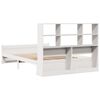 vidaXL Bookcase Bed without Mattress White 140x200cm Solid Wood Pine