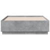 vidaXL Bed Frame without Mattress Concrete Grey 120x190 cm Small Double