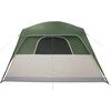 vidaXL Family Tent with Porch 6-Person Green Waterproof