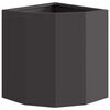 vidaXL Corner Planter Black 30 x 30 x 35 cm Steel