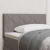 vidaXL Headboard with Headboard Taupe 90 cm Faux Leather
