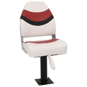 vidaXL Boat Seat with Pedestal 360&deg; Rotatable