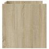 vidaXL Coffee Table Sonoma Oak 80x50x50 cm Engineered Wood