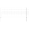 vidaXL Outdoor Wild Fence with Posts 25 x 0.8 m Galvanised Steel Mesh