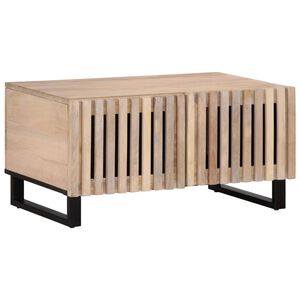 vidaXL Coffee Table | White | Solid Mango Wood | Medium | Coffee Table
