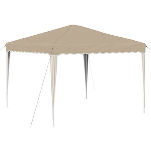 vidaXL Pop-up Party Tent 288 x 288 x 245 cm Cream Oxford Fabric