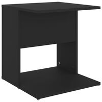vidaXL Side Table Black 45x45x48 cm Engineered Wood