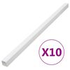 vidaXL Cable Trunking 40x40 mm 10 m PVC